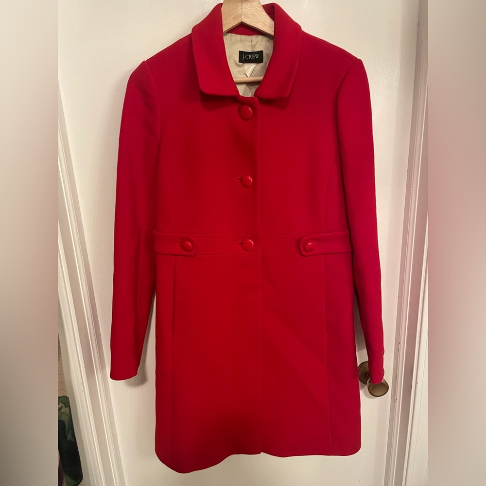 J crew lady wool coat